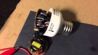 Lighting with Super Joule Thief vs Joule Thief