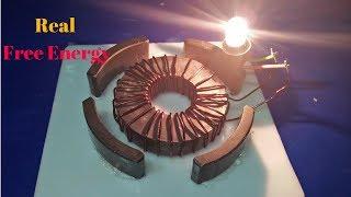 free energy magnet generator homemade real magnet and copper wire new technology