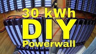 30 kWh 18650 DIY Tesla Powerwall 2